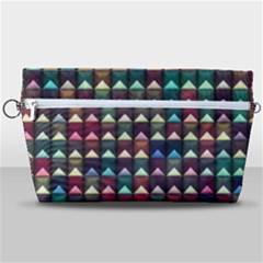 Diamond Geometric Square Design Pattern Handbag Organizer by Pakjumat