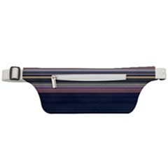 Horizontal Line Strokes Color Lines Active Waist Bag by Pakjumat