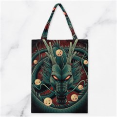 Dragon Art Classic Tote Bag by Pakjumat