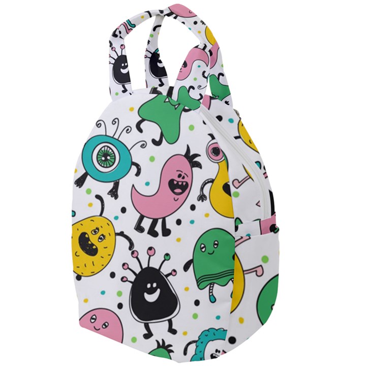 Funny Monster Pattern Travel Backpack