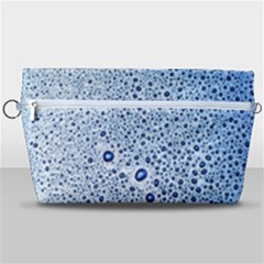 Drop Water Background Macro Splash Rain Drink Handbag Organizer by Pakjumat