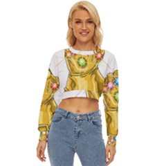 The Infinity Gauntlet Thanos Lightweight Long Sleeve Sweatshirt by Maspions