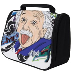 Albert Einstein Physicist Full Print Travel Pouch (big) by Maspions