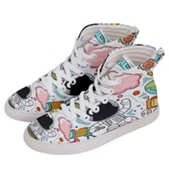 Sketch Cute Child Funny Women s Hi-top Skate Sneakers by Hannah976