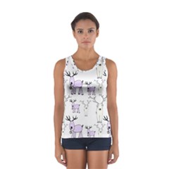 Cute Deers  Sport Tank Top  by ConteMonfrey