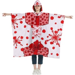 Cute Gift Boxes Women s Hooded Rain Ponchos by ConteMonfrey