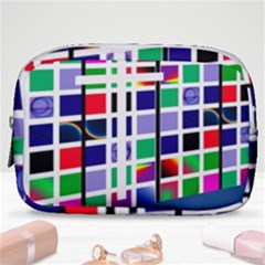 Color Graffiti Pattern Geometric Make Up Pouch (small) by Hannah976