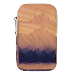 Landscape Nature Mountains Sky Waist Pouch (small) by Hannah976