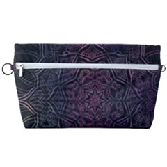 Mandala Neon Symmetric Symmetry Handbag Organizer by Hannah976