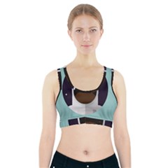 Astronaut Space Astronomy Universe Sports Bra With Pocket by Sarkoni