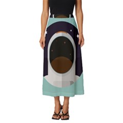 Astronaut Space Astronomy Universe Classic Midi Chiffon Skirt by Sarkoni