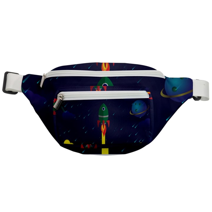 Rocket Halftone Astrology Astronaut Fanny Pack