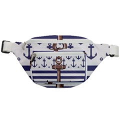 Anchor Background Design Fanny Pack by Apen