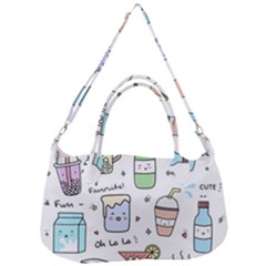 Drinks Cocktails Doodles Coffee Removable Strap Handbag by Apen