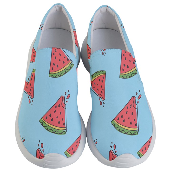 Watermelon Fruit Pattern Tropical Women s Lightweight Slip Ons