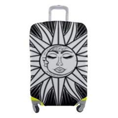 Sun Moon Star Universe Space Luggage Cover (small) by Ravend