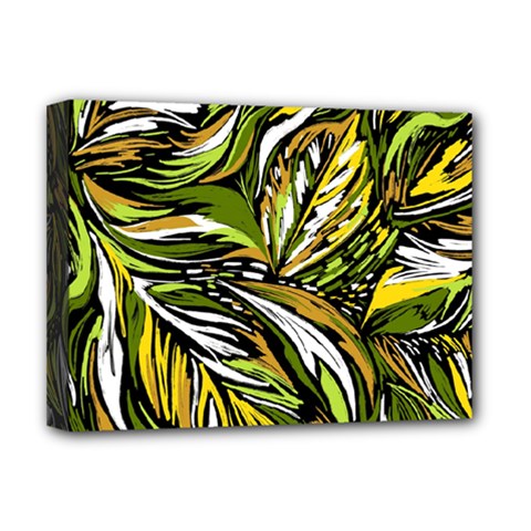 Foliage Pattern Texture Background Deluxe Canvas 16  X 12  (stretched)  by Ravend