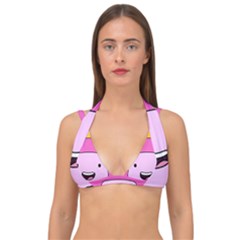 Adventure Time Princess Bubblegum Double Strap Halter Bikini Top by Sarkoni