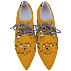 Adventure Time Jake The Dog Pointed Oxford Shoes by Sarkoni