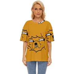 Adventure Time Jake The Dog Oversized Basic T-shirt by Sarkoni