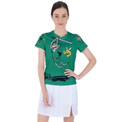 Adventure Time The Legend Of Zelda Women s Sports Top by Sarkoni