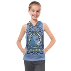 Drawing Illustration Anime Cartoon My Neighbor Totoro Kids  Sleeveless Hoodie by Sarkoni