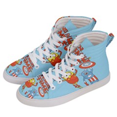 Adventure Time Avengers Age Of Ultron Women s Hi-top Skate Sneakers by Sarkoni