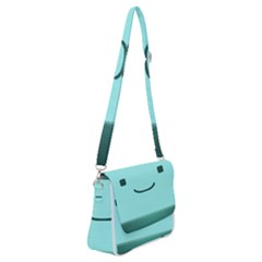 Adventure Time Bmo Shoulder Bag With Back Zipper by Sarkoni