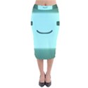 Adventure Time Bmo Velvet Midi Pencil Skirt View1