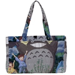 Illustration Anime Cartoon My Neighbor Totoro Canvas Work Bag by Sarkoni