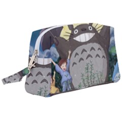 Illustration Anime Cartoon My Neighbor Totoro Wristlet Pouch Bag (large) by Sarkoni