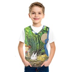 Anime My Neighbor Totoro Jungle Kids  Basketball Tank Top by Sarkoni