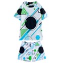 Geometric Shapes Background Kids  Swim T-Shirt and Shorts Set View1