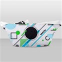 Geometric Shapes Background Waist Bag  View2