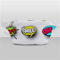 Set Colorful Comic Speech Bubbles Waist Bag  by Hannah976