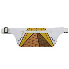 Unidentified Flying Object Ufo Under The Pyramid Active Waist Bag by Sarkoni