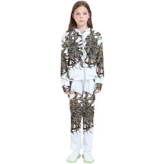 Psychedelic Art Drawing Sun And Moon Head Fictional Character Kids  Tracksuit by Sarkoni