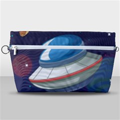 Ufo Alien Spaceship Galaxy Handbag Organizer by Bedest