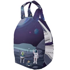 Alien Astronaut Scene Travel Backpack by Bedest