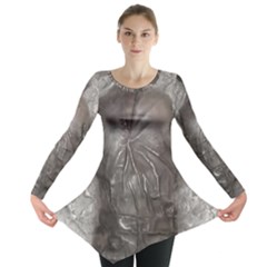 Han Solo In Carbonite Long Sleeve Tunic  by Sarkoni