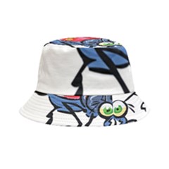 Bug Black Insect Animal Inside Out Bucket Hat by Sarkoni