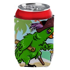 Parrot Hat Cartoon Captain Can Holder by Sarkoni