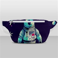 Bear Astronaut Futuristic Waist Bag  by Bedest