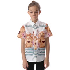 House Pet Animal Cute Kids  Short Sleeve Shirt by Sarkoni