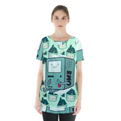 Adventure Time Bmo Skirt Hem Sports Top by Bedest