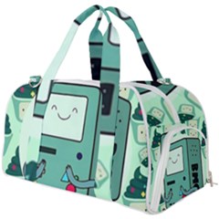 Adventure Time Bmo Burner Gym Duffel Bag by Bedest