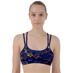 Trippy Kit Rick And Morty Galaxy Pink Floyd Line Them Up Sports Bra by Bedest