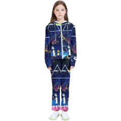 Trippy Kit Rick And Morty Galaxy Pink Floyd Kids  Tracksuit by Bedest