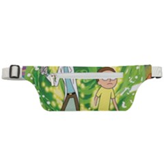 Rick And Morty Adventure Time Cartoon Active Waist Bag by Bedest