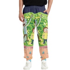 Rick And Morty Adventure Time Cartoon Men s Elastic Waist Pants by Bedest